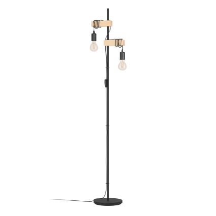 Eglo - Stojací lampa TOWNSHEND 2xE27/10W/230V - FSC certifikováno