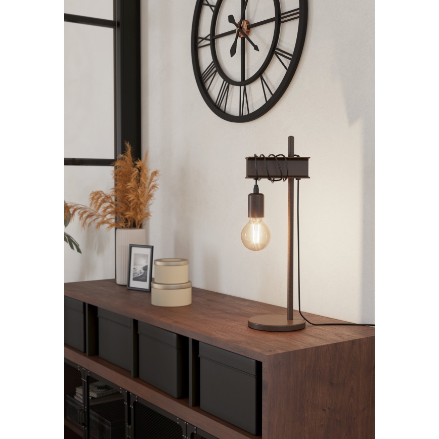 Eglo - Stolní lampa TOWNSHEND 1xE27/10W/230V