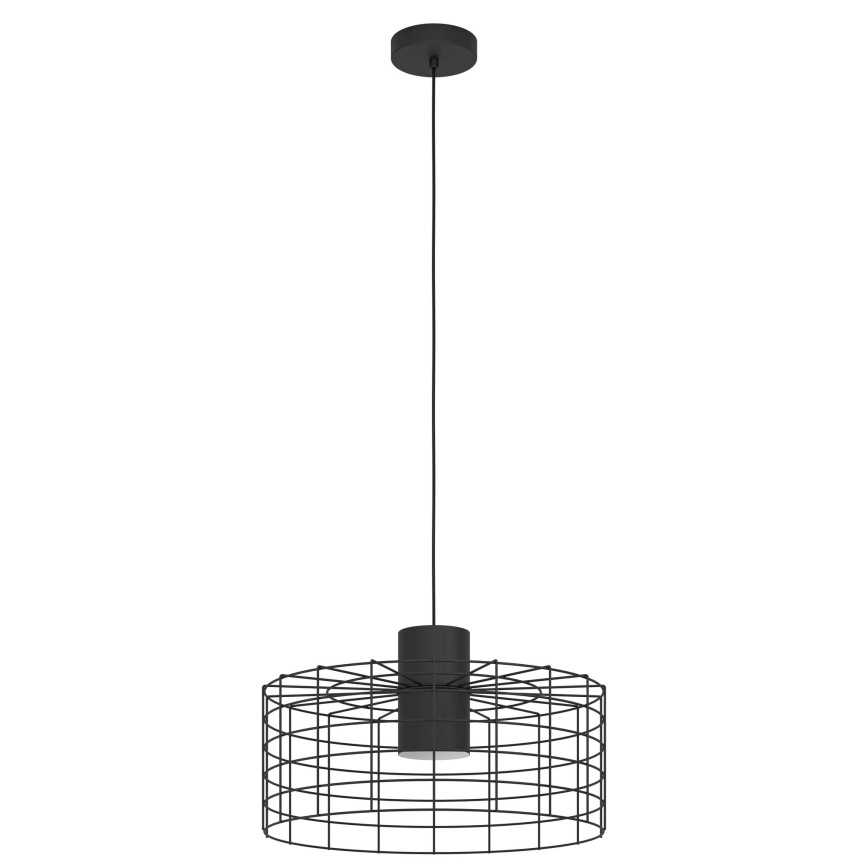 Eglo - Lustr na lanku 1xE27/40W/230V pr. 48 cm černá