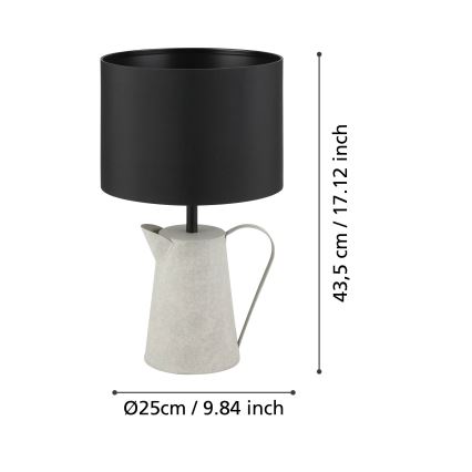 Eglo - Stolní lampa 1xE27/40W/230V