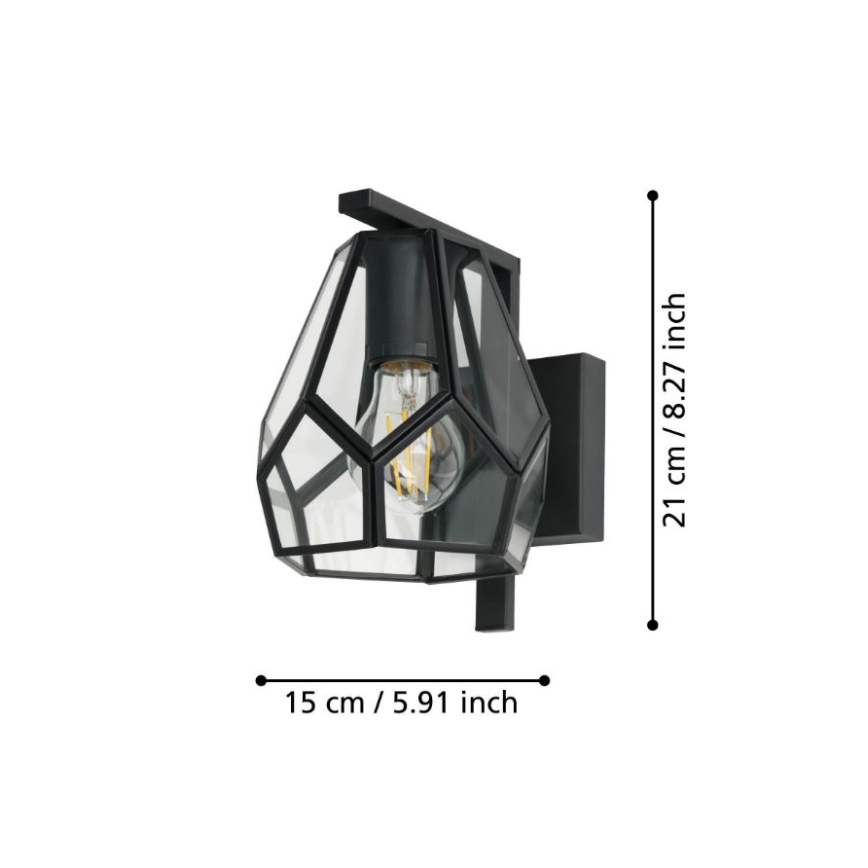 Eglo - Nástěnné svítidlo 1xE27/40W/230V