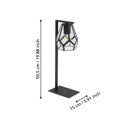 Eglo - Stolní lampa 1xE27/40W/230V