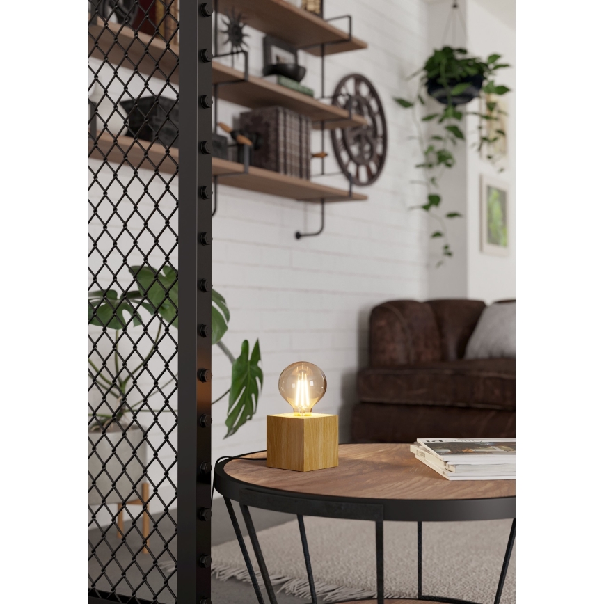 Eglo - Stolní lampa 1xE27/40W/230V béžová