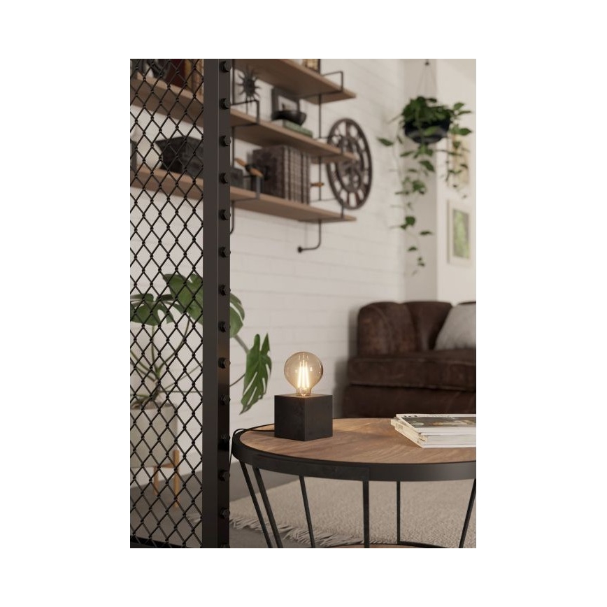 Eglo - Stolní lampa 1xE27/40W/230V antracit