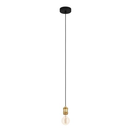 Eglo - Lustr na lanku 1xE27/40W/230V zlatá