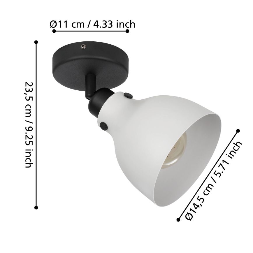 Eglo 43827 - Bodové svítidlo MATLOCK 1xE27/40W/230V