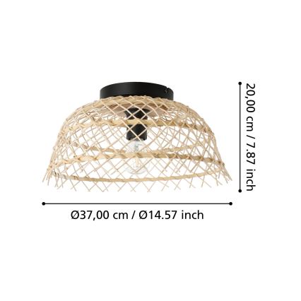 Eglo - Stropní svítidlo 1xE27/40W/230V