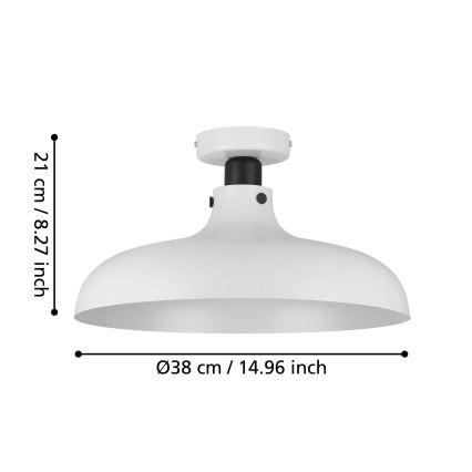 Eglo - Stropní svítidlo 1xE27/40W/230V