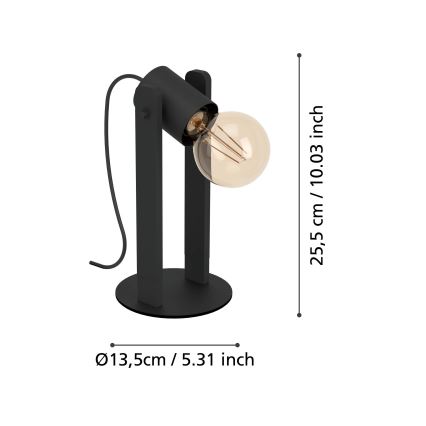 Eglo - Stolní lampa 1xE27/15W/230V