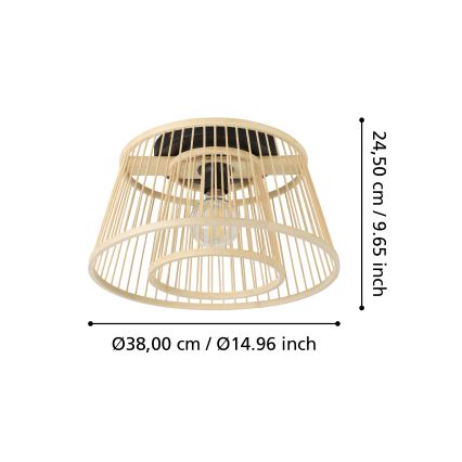 Eglo - Stropní svítidlo 1xE27/40W/230V