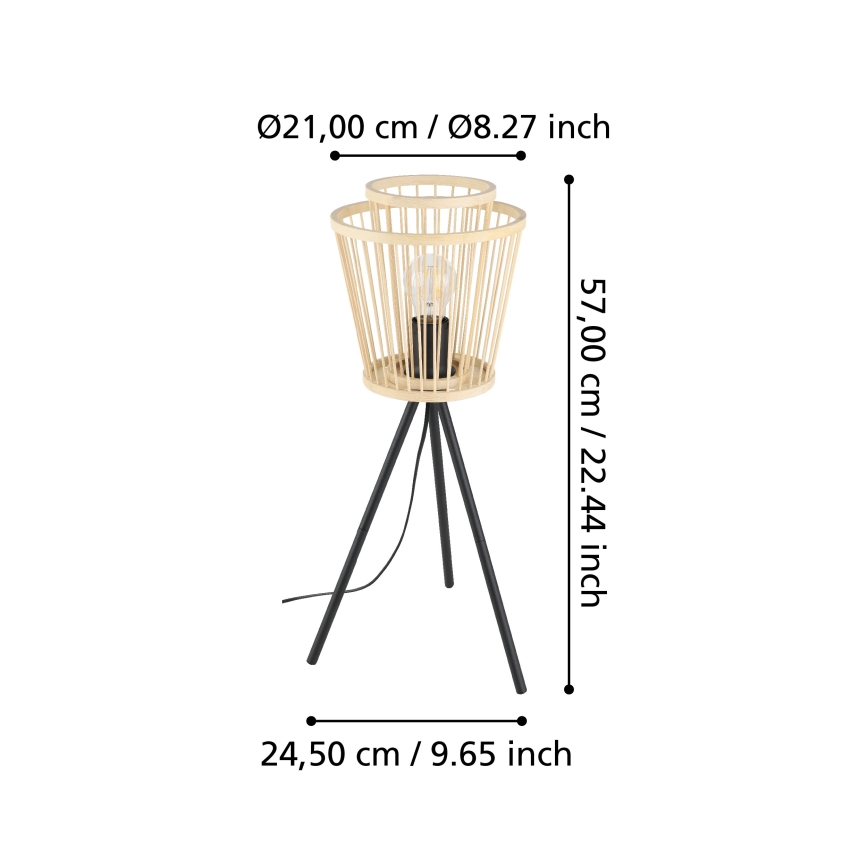 Eglo - Stolní lampa 1xE27/40W/230V