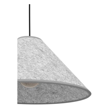 Eglo - Lustr na lanku 1xE27/40W/230V šedá