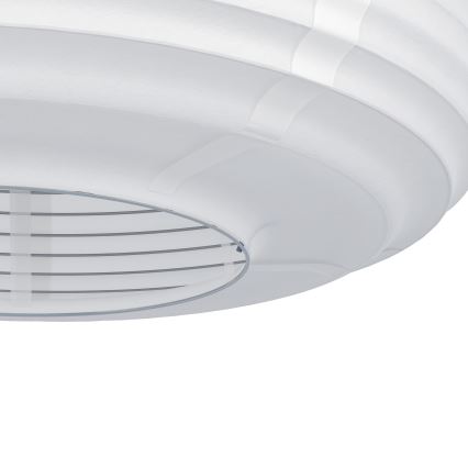 Eglo - Lustr na lanku 1xE27/40W/230V pr. 40 cm bílá/béžová