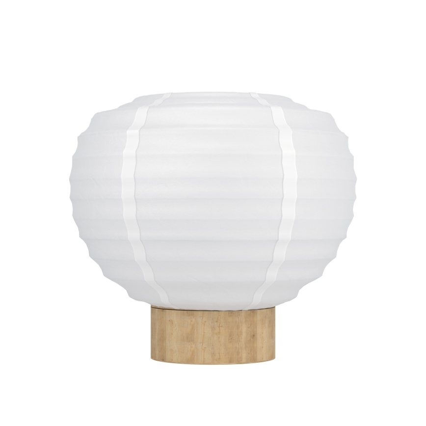 Eglo - Stolní lampa 1xE27/40W/230V bílá/béžová