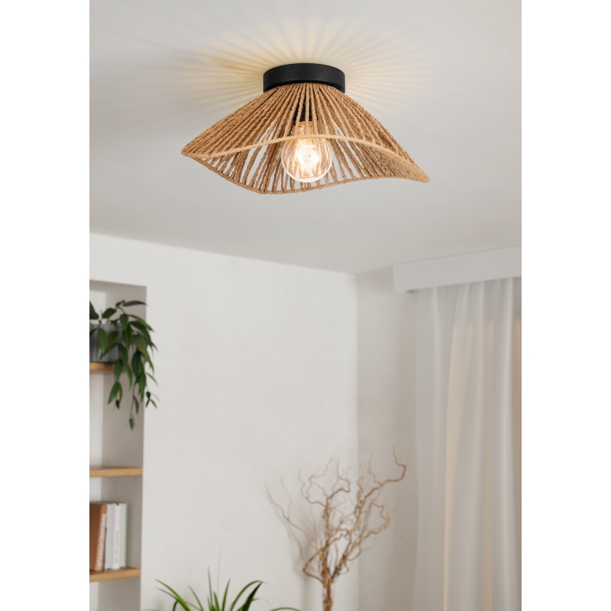 Eglo - Stropní svítidlo 1xE27/60W/230V hnědá