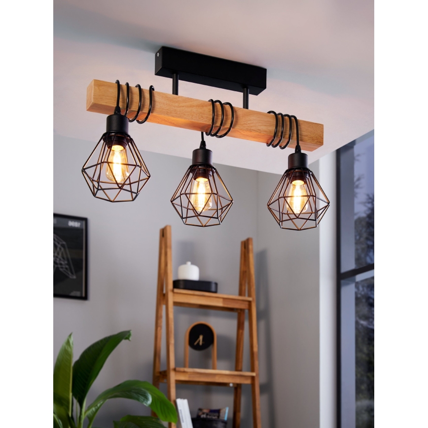 Eglo - Přisazený lustr TOWNSHEND 3xE27/60W/230V