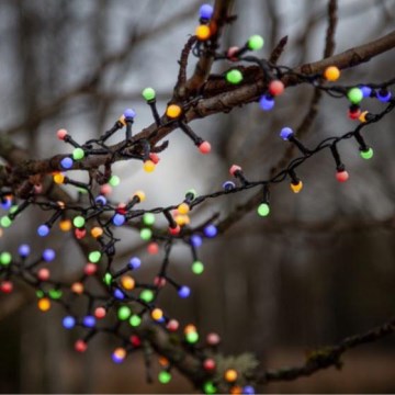 Eglo 472-53 - LED Venkovní vánoční řetěz BERRY MINI 700xLED/8 funkcí 19m multicolor IP44