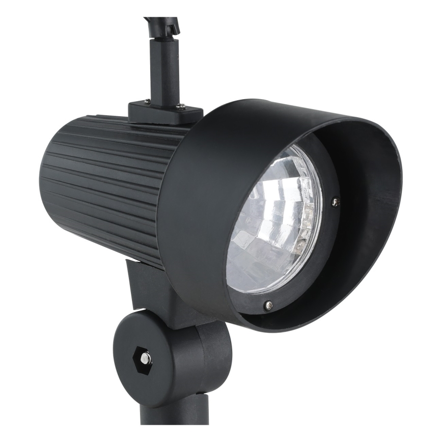 Eglo - SADA 3x LED Solární svítidlo se senzorem LED/200 mAh IP44 černá