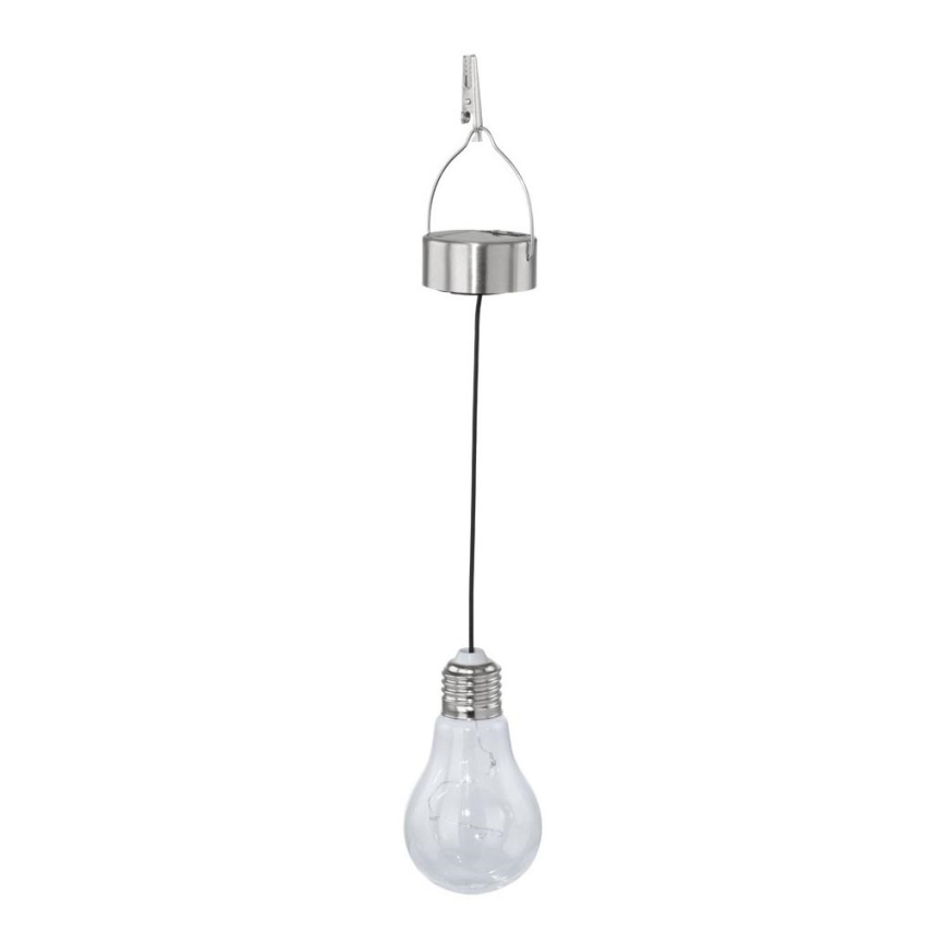Eglo 48514 - LED Solární závěsné svítidlo LED/0,06W/1,2V 150mAh IP44 lesklý chrom