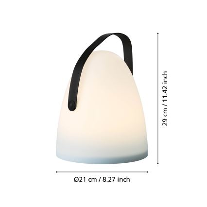 Eglo 48841 - LED Venkovní stolní lampa COLLIRADOS LED/3xAA IP44