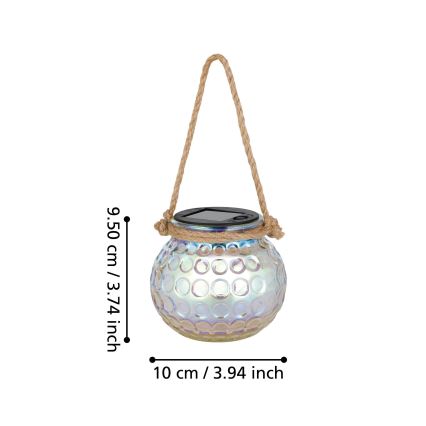 Eglo 48952 - LED Solární svítidlo LED/0,03W/1,2V 3000 mAh