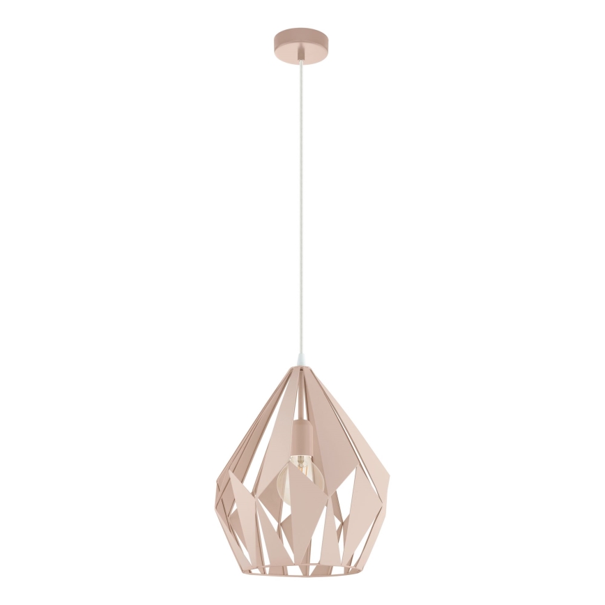 EGLO 49024 - Lustr na lanku CARLTON-P 1xE27/60W/230V
