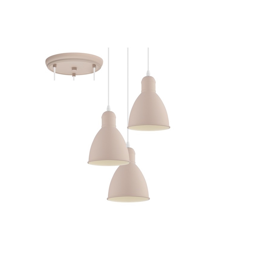 EGLO 49084 - Lustr na lanku PRIDDY-P 3xE27/60W/230V
