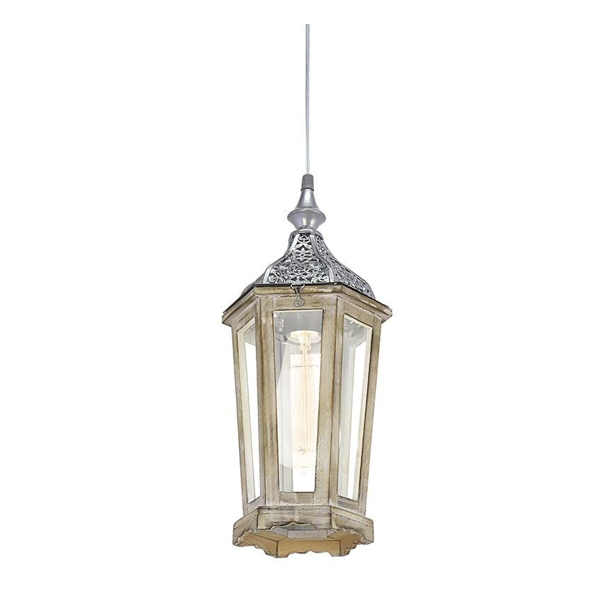 Eglo 49206 - Lustr na lanku KINGHORN 1xE27/42W/230V