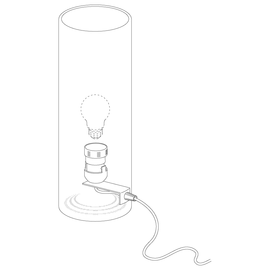 Eglo - Stolní lampa 1xE27/60W/230V