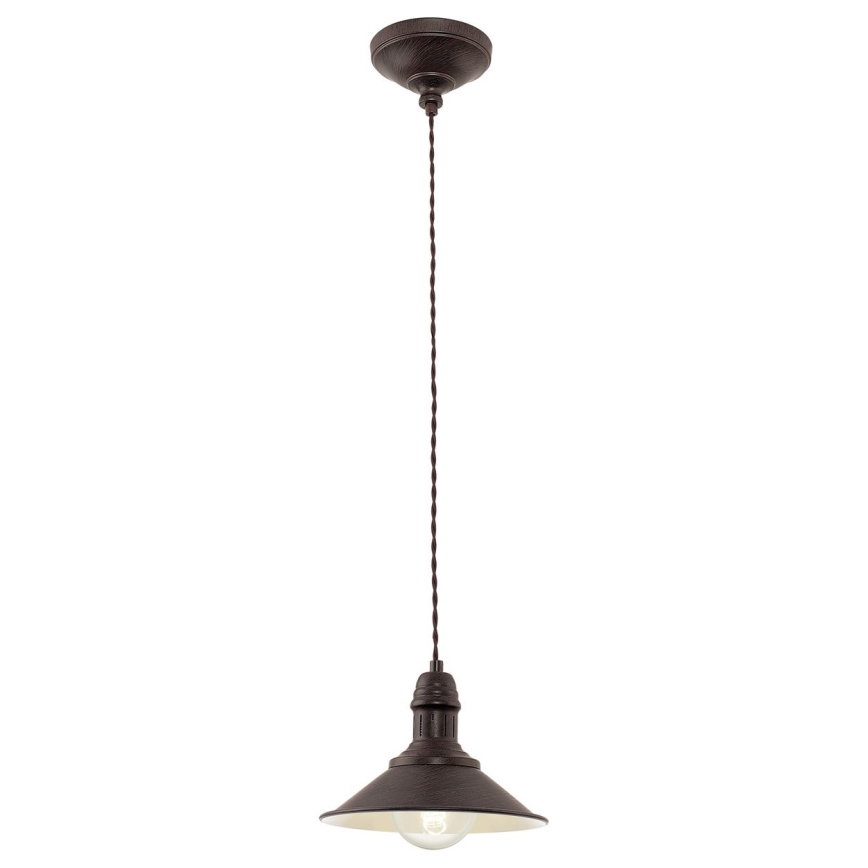 Eglo 49455 - Lustr STOCKBURY 1xE27/60W/230V