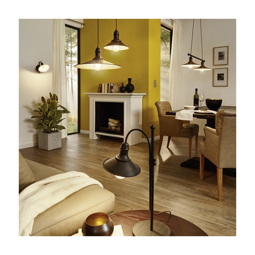 Eglo 49459 - Stolní lampa STOCKBURY 1xE27/60W/230V