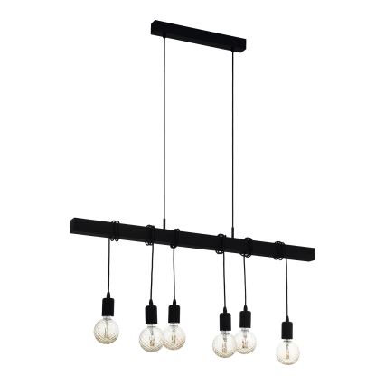 Eglo - Závěsné svítidlo TOWNSHEND 6xE27/60W/230V