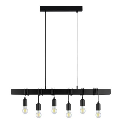 Eglo - Závěsné svítidlo TOWNSHEND 6xE27/60W/230V