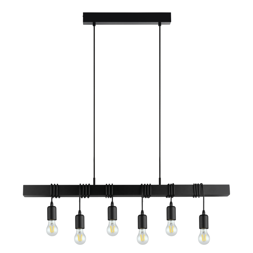 Eglo - Závěsné svítidlo TOWNSHEND 6xE27/60W/230V