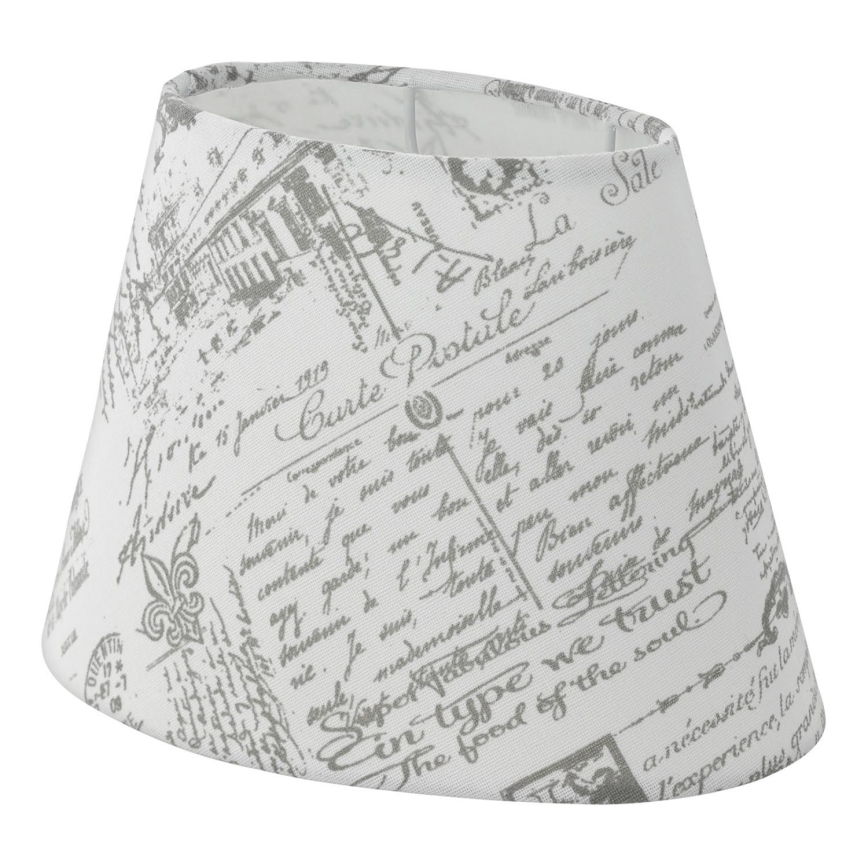 Eglo 49965 - Textilní stínidlo k stojací lampě VINTAGE E14/E27 paříž pr. 25 cm