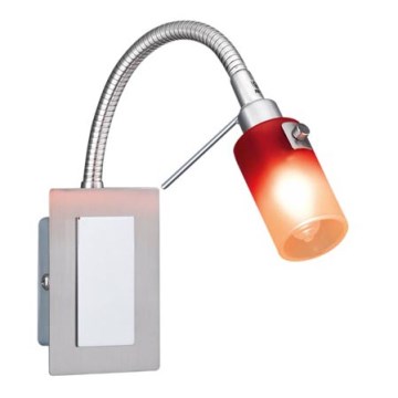 EGLO 50064 - Bodové svítidlo KENO 1xG9/40W červená/oranžová