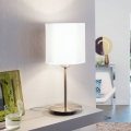 Eglo 54744 - Stolní lampa ANADIA 1xE14/40W/230V bílá/matný chrom