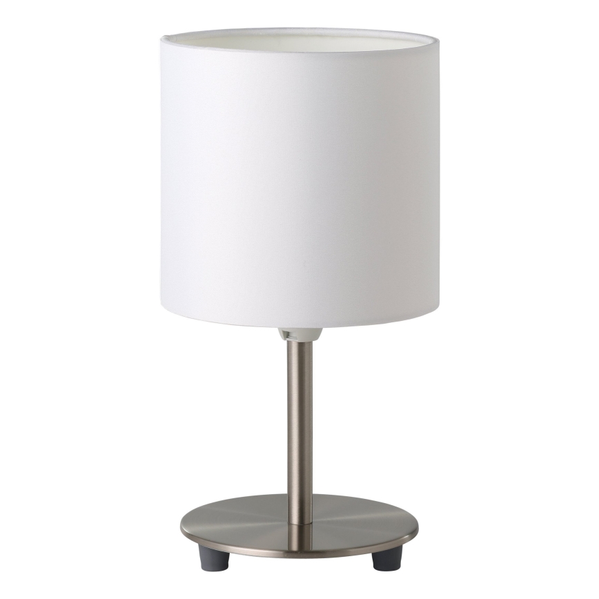 Eglo 54744 - Stolní lampa ANADIA 1xE14/40W/230V bílá/matný chrom