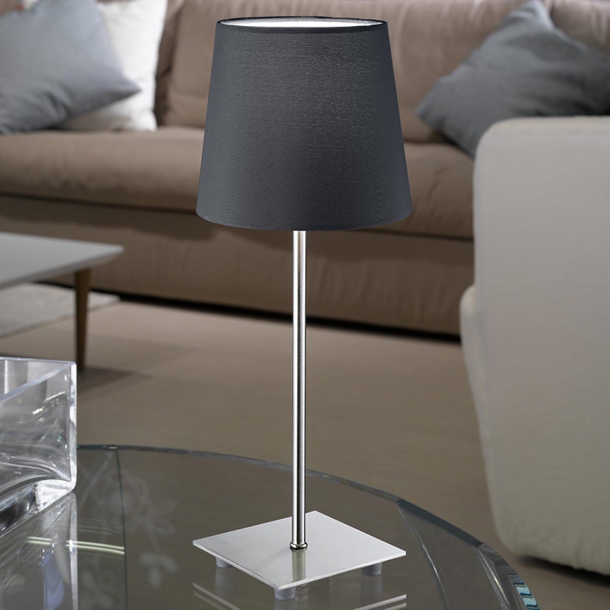 Eglo 54906 - LED Stolní lampa 1xE14/6W/230V šedá/matný chrom