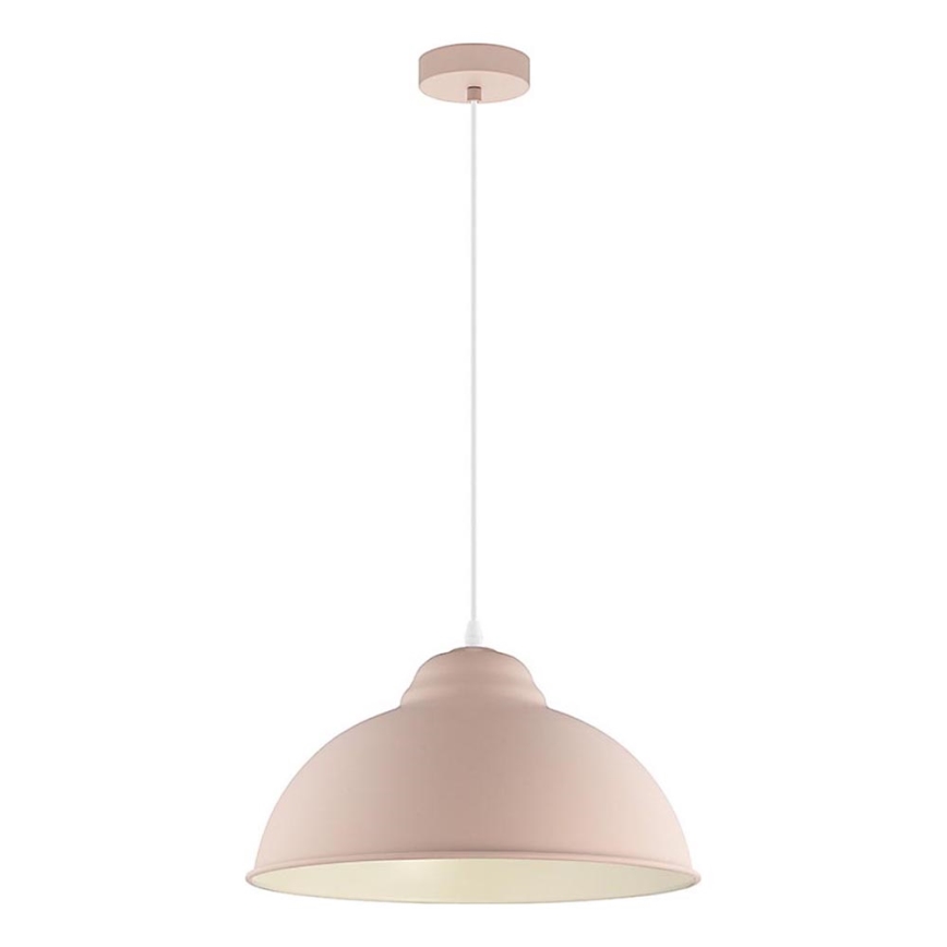 Eglo 54964 - Lustr na lanku TRURO-P 1xE27/60W/230V růžová