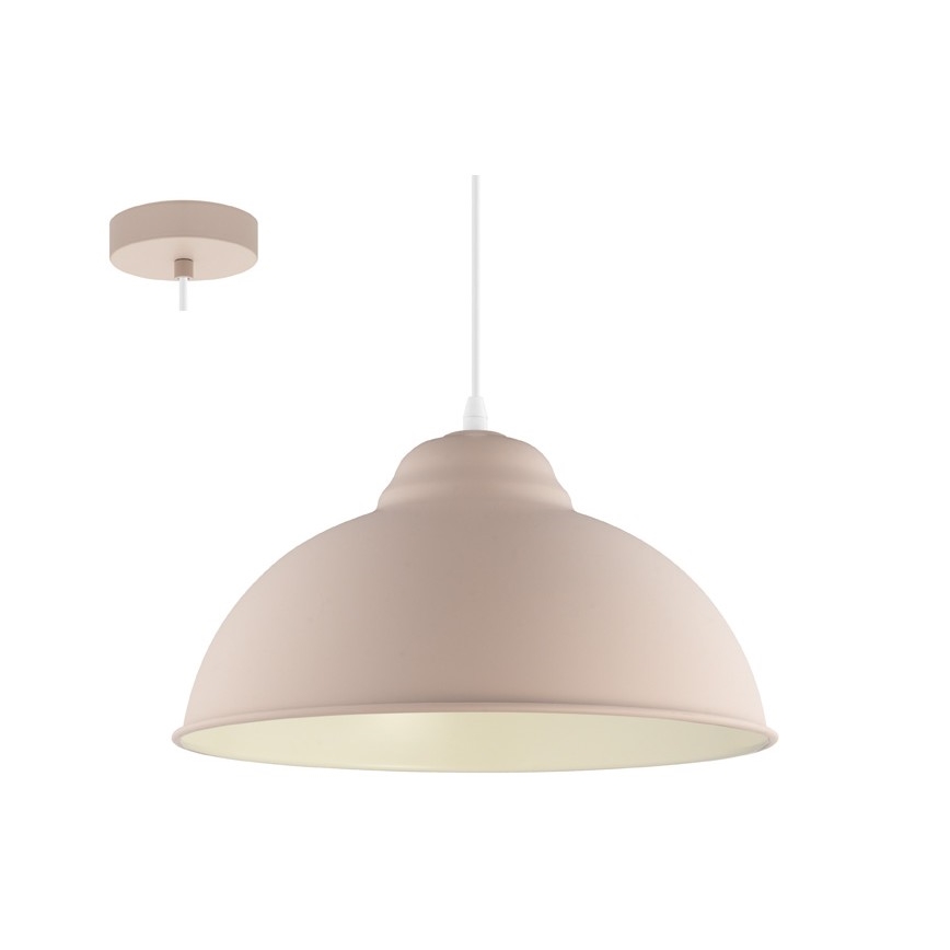 Eglo 54964 - Lustr na lanku TRURO-P 1xE27/60W/230V růžová