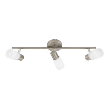 Eglo 55023 - LED Bodové svítidlo 3xE14/4W/230V matný chrom