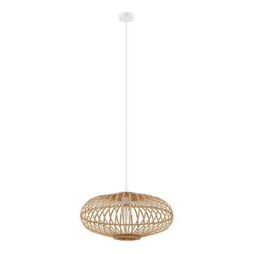 Eglo 55114 - LED Lustr na lanku 1xE27/4W/230V bambus