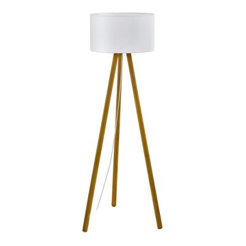 Eglo 55115 - LED Stojací lampa 1xE27/11W/230V buk