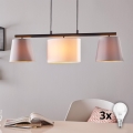 Eglo 55207 - LED Lustr na lanku ALMEIDA 3xE14/25W/230V šedá