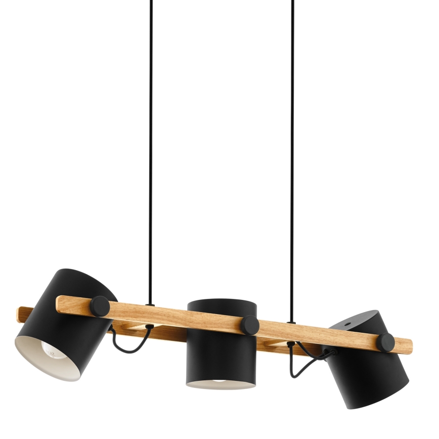 Eglo 55234 - Lustr na lanku HORNWOOD 3xE27/60W/230V
