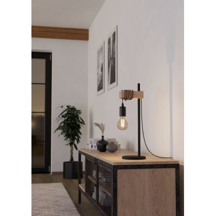 Eglo 55249 - Stolní lampa TOWNSHEND 1xE27/10W/230V