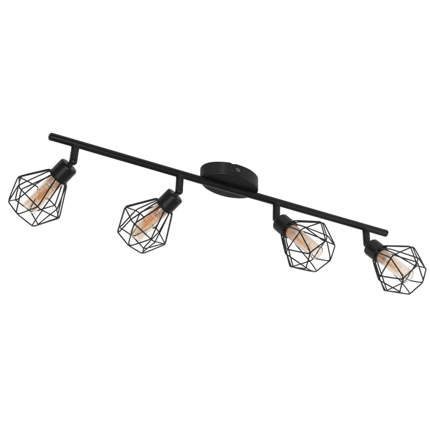Eglo 55301 - LED Bodové svítidlo ZAPATA 4xG9/3W/230V černá