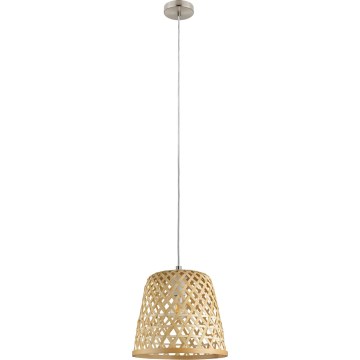 Eglo 55696 - Lustr na lanku KIRKCOLM 1xE27/60W/230V béžová