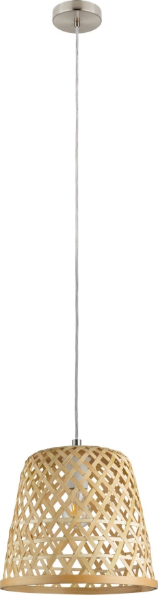 Eglo 55696 - Lustr na lanku KIRKCOLM 1xE27/60W/230V béžová